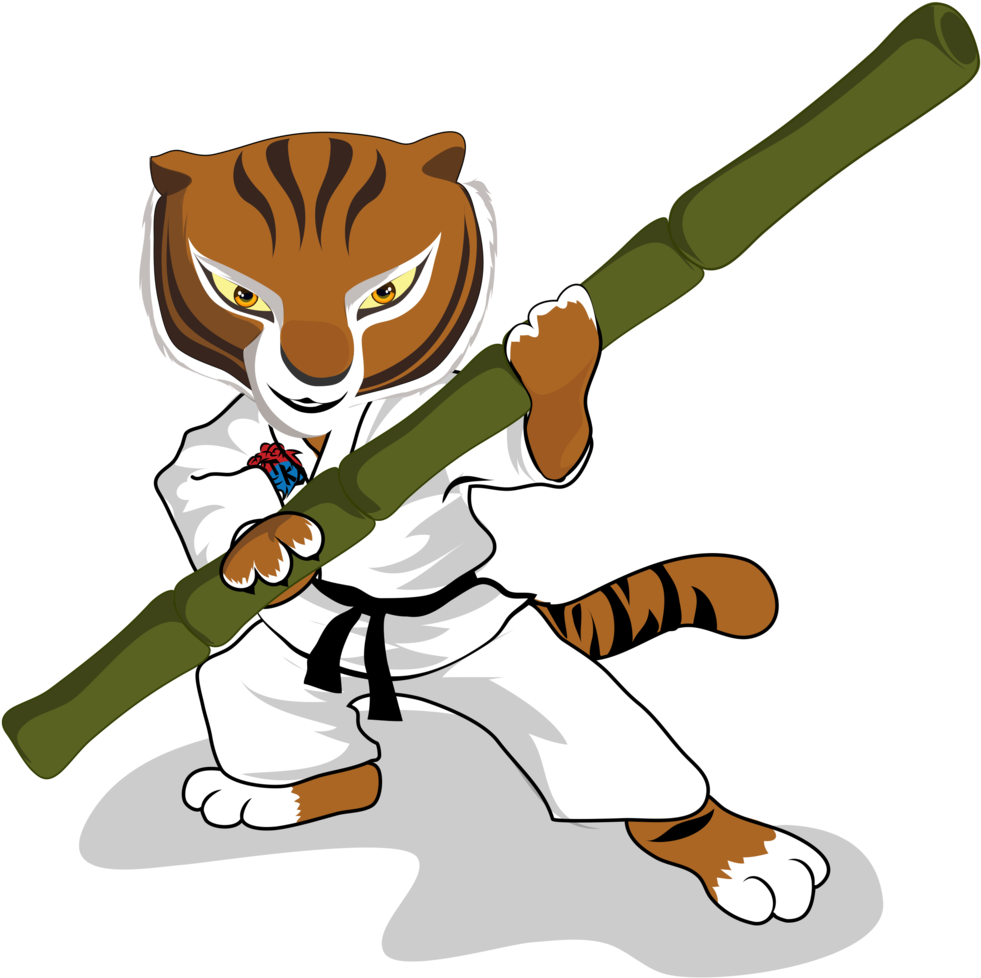 Master Taekwondo - Cartoon Clipart (1000x1415), Png Download