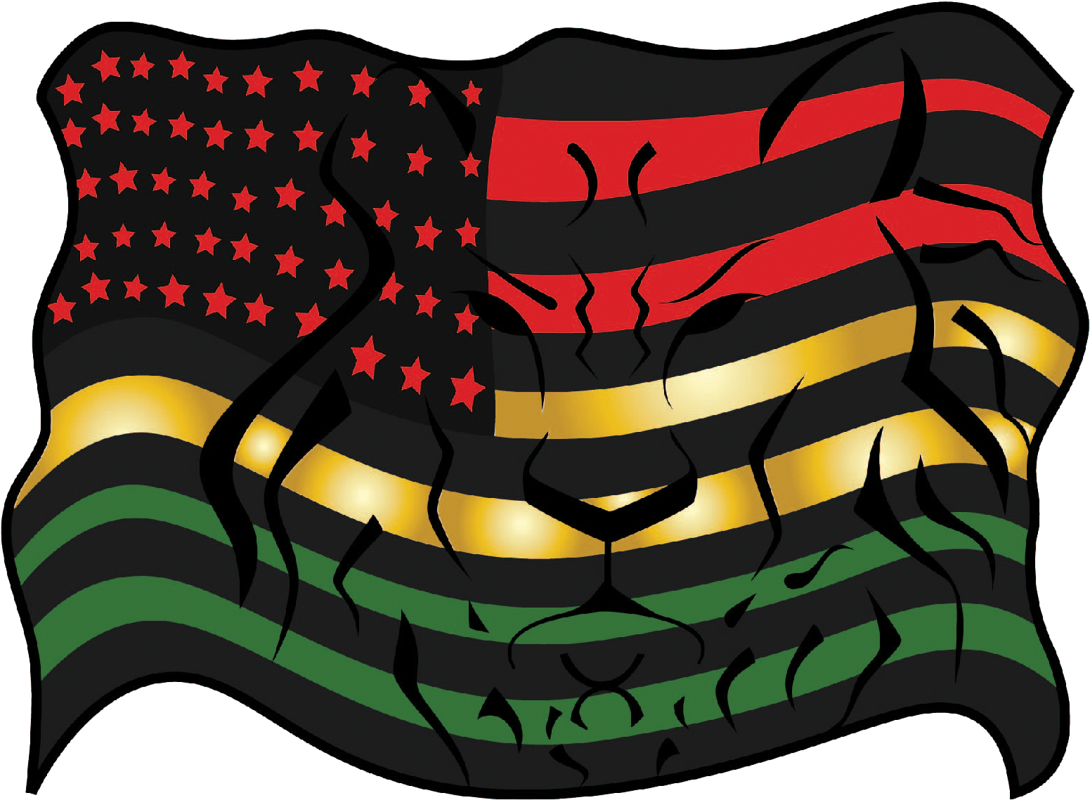 United Africans Of America - Illustration Clipart (1567x1200), Png Download