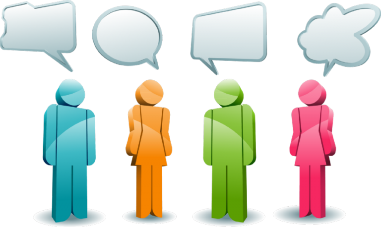 ¿se Puede Estudiar Por El Inicio De 25 Años Estudiar - Personas Con Cuadros De Dialogo Clipart (768x458), Png Download