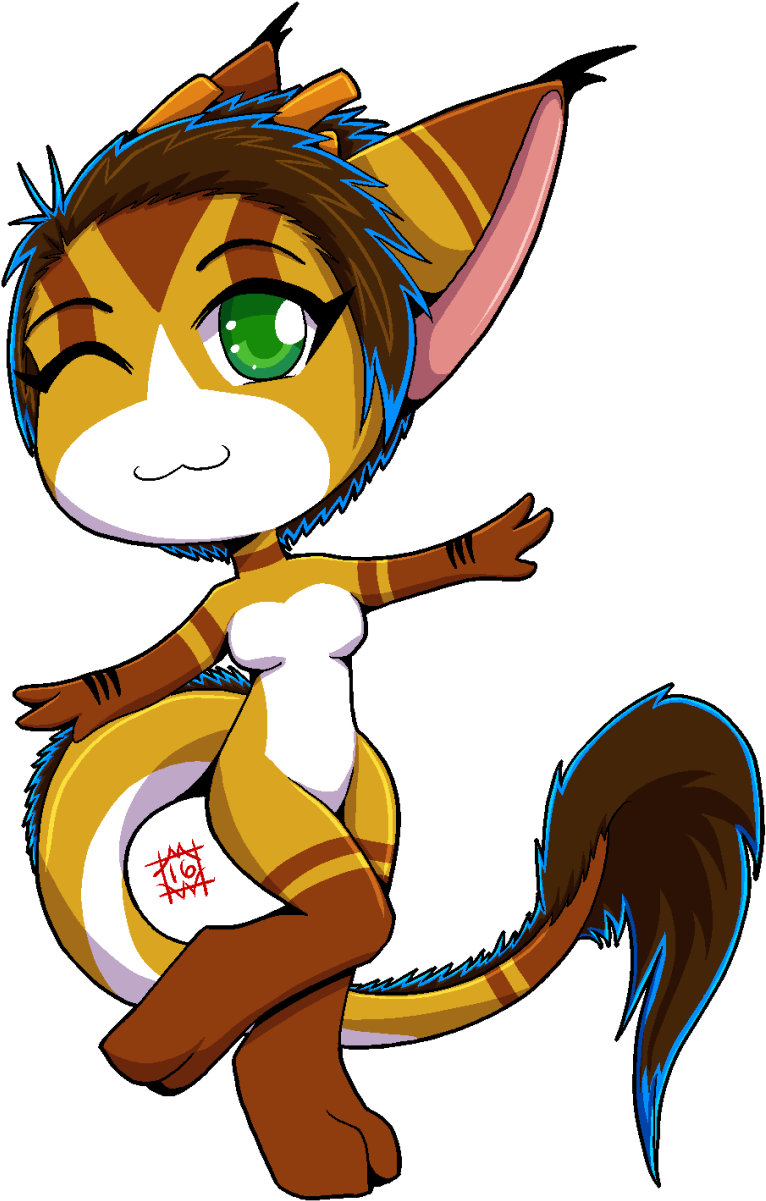 Another Chibi Gin - Cartoon Clipart (874x1280), Png Download