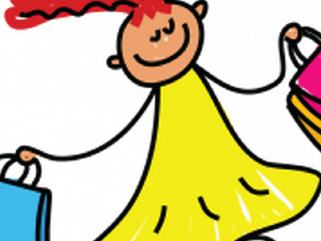 Women Bag Clipart Friend - Go Shopping Clipart Png Transparent Png (640x480), Png Download