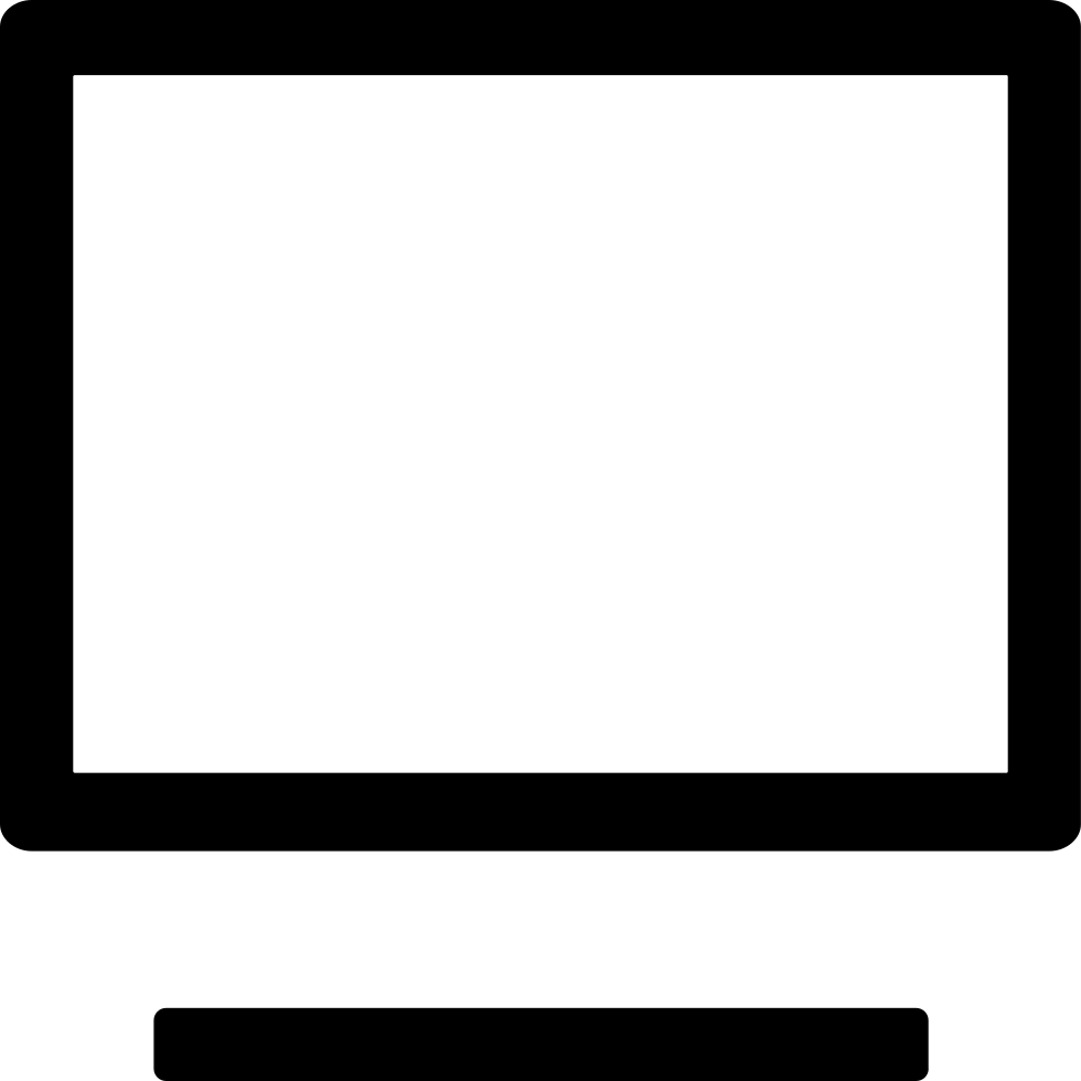 Png File - Flat Panel Display Clipart (980x980), Png Download