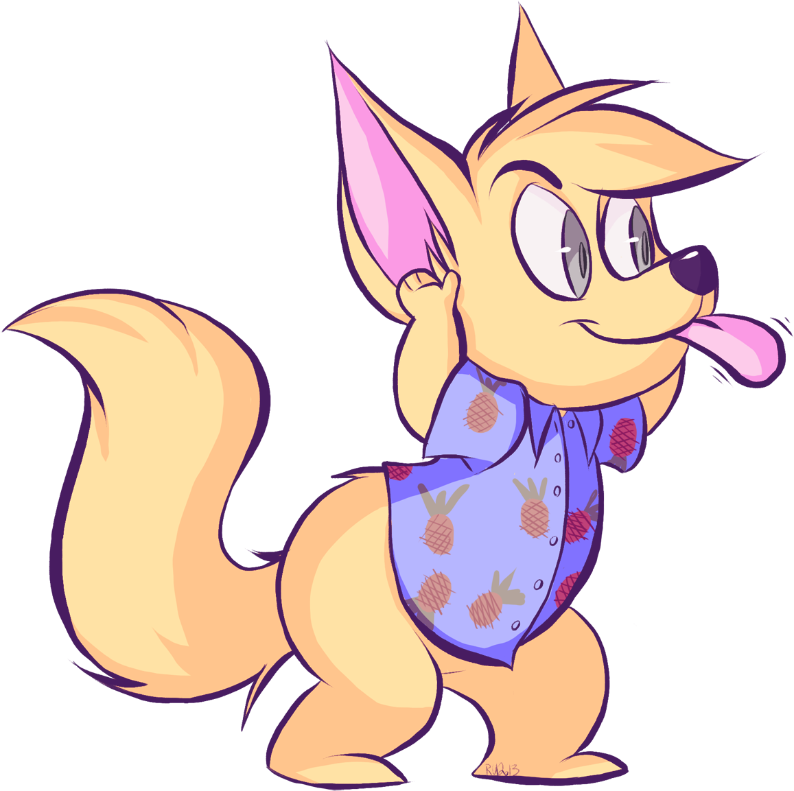 Chibi - Goldenrod - Cartoon Clipart (1280x1280), Png Download