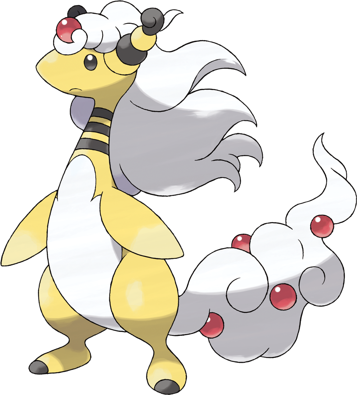 None Match The Exact Evolution Specified There - Pokemon Mega Ampharos Clipart (1280x1280), Png Download