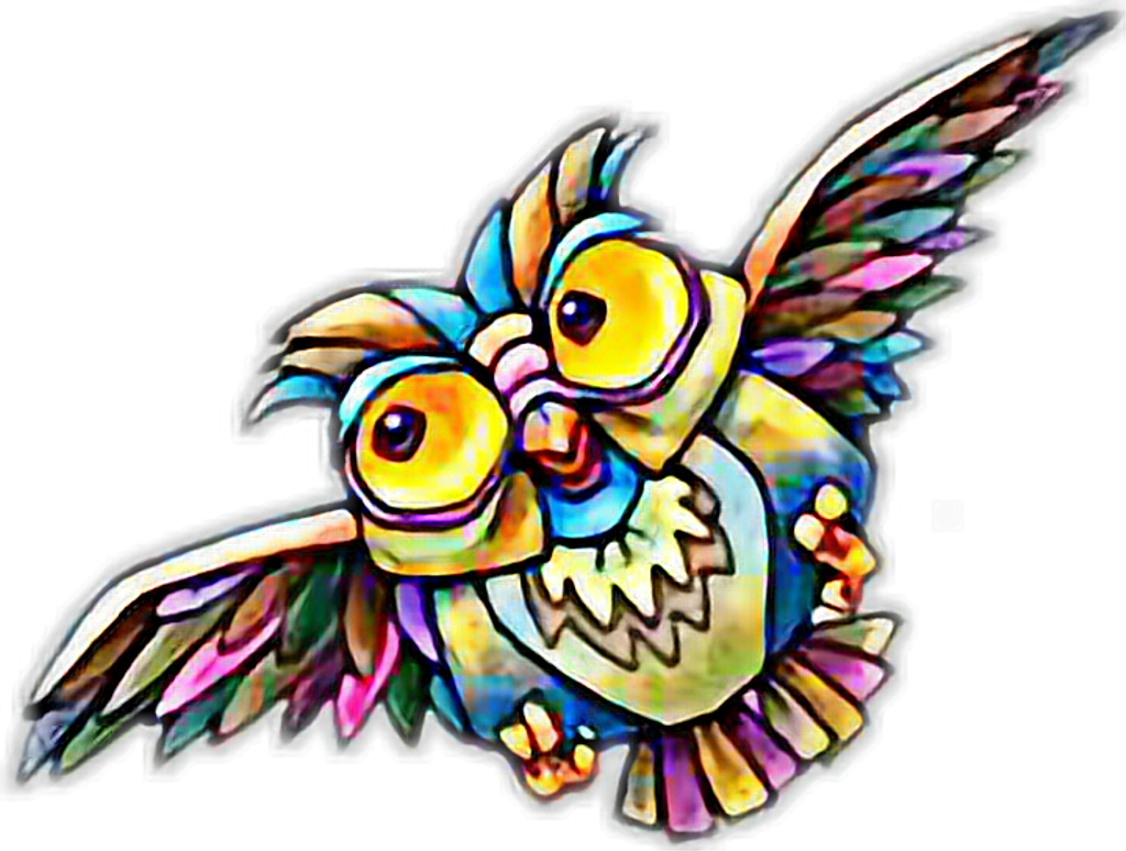 Owl Sticker Clipart (1024x774), Png Download