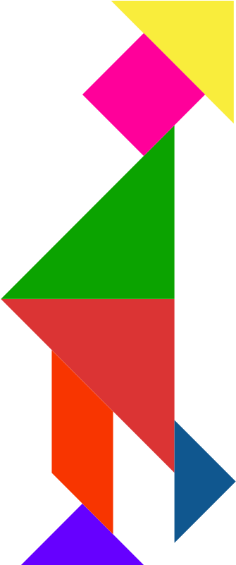 Clipart - Tangram - Graphic Design - Png Download (800x800), Png Download