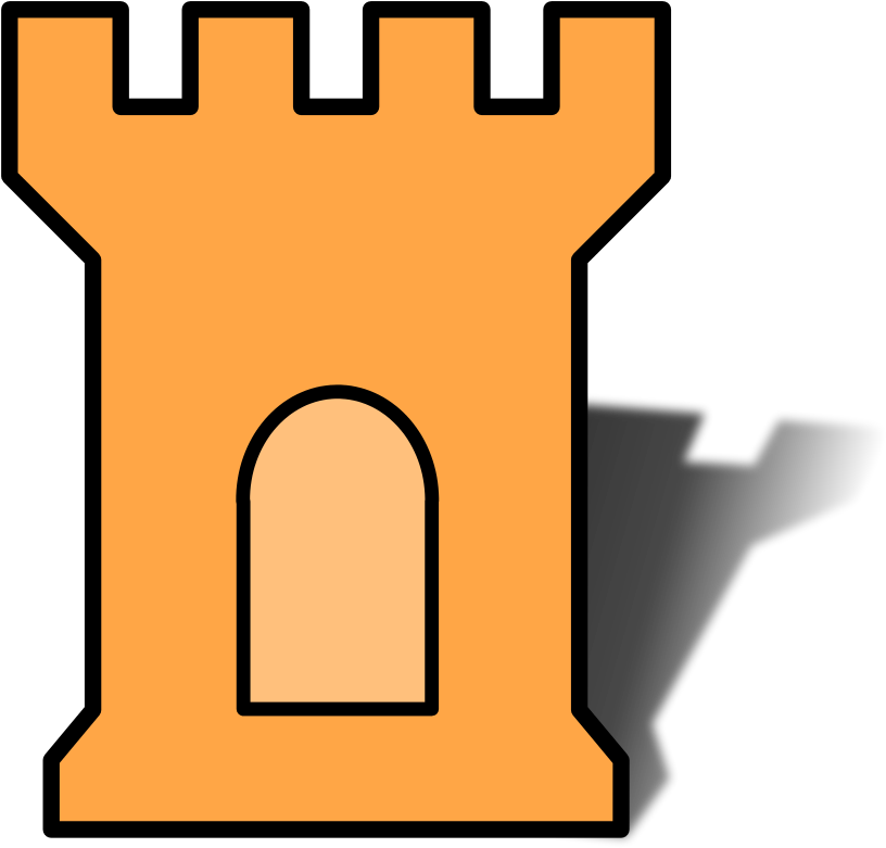 Icone Chateau Fort Clipart (1024x1024), Png Download