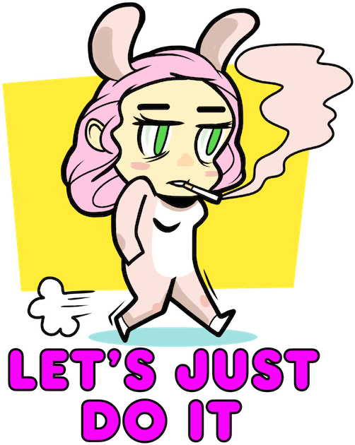 S012 Let's Just Do It Clipart (640x640), Png Download