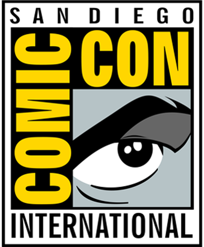 Come See Us At Comic-con 2012 - San Diego Comic Con 2018 Logo Clipart (2480x955), Png Download
