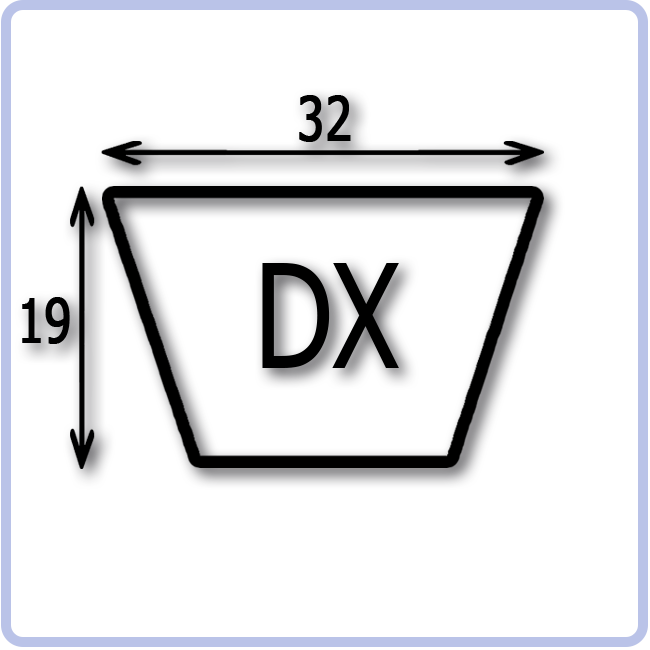 Dx Section V-belt Clipart (650x650), Png Download