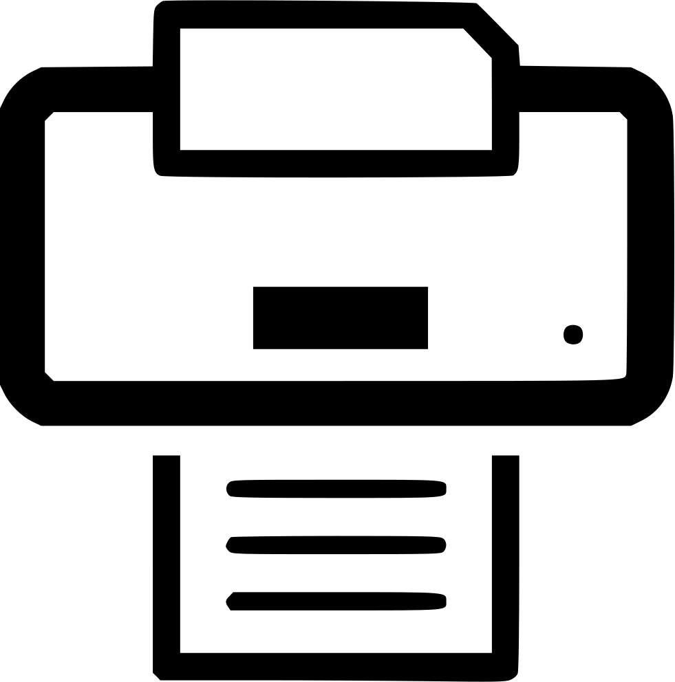 Printer Print Comments Clipart (981x992), Png Download