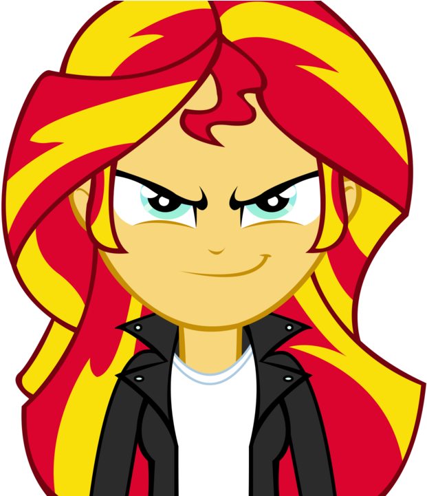 Ngrycritic, Clothes, Equestria Girls, Evil Grin, Female, - Mlp Sunset Shimmer Evil Clipart (621x721), Png Download