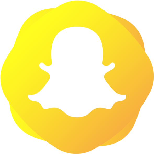 Png Icon Design Elemet And - Round Snapchat Icon Png Clipart (640x640), Png Download