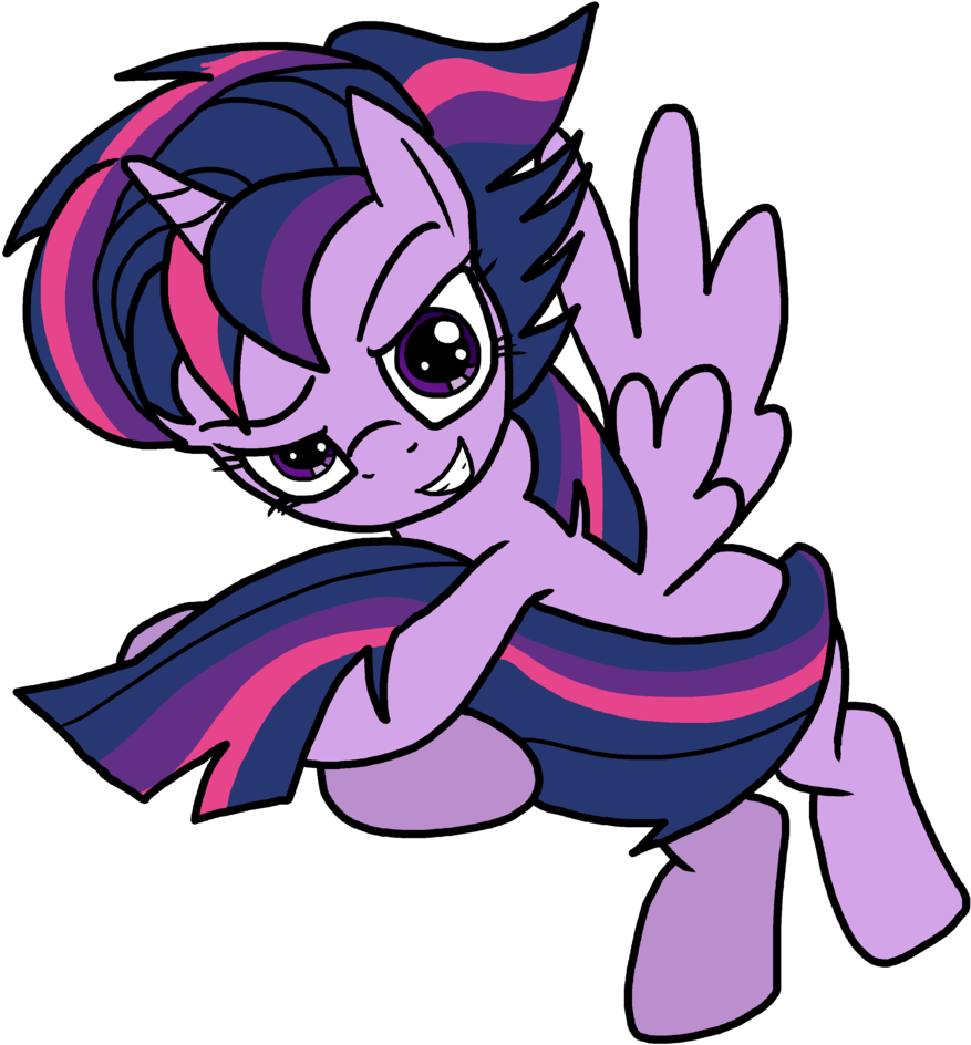 Alicorn, Alternate Hairstyle, Artist - Cartoon Clipart (946x1024), Png Download