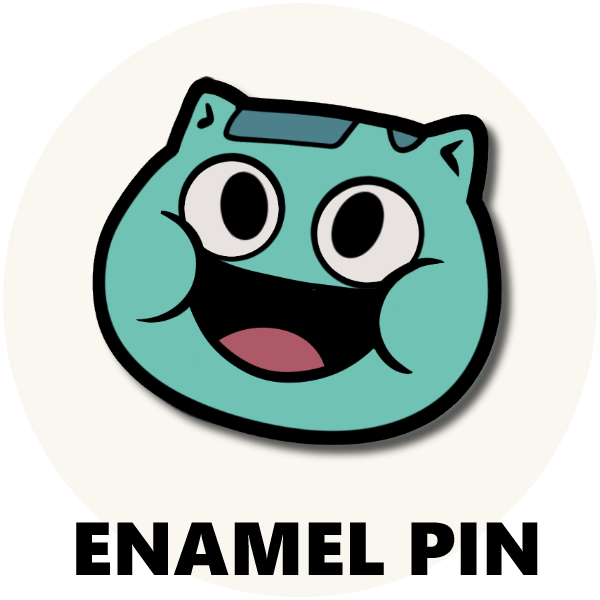 Buh Face Pin - Max&jan Clipart (600x600), Png Download