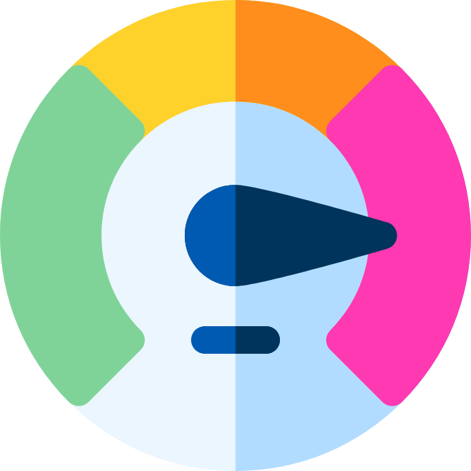 Improve Efficiency And Productivity - Performance Flat Icon Clipart (683x683), Png Download