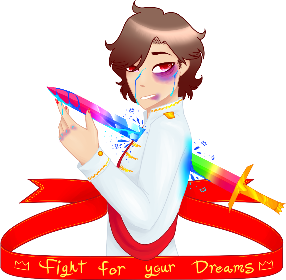 The Main Gore Bois Deceit Will Be Some Lovely Bonus - Sanders Sides Pastel Gore Clipart (1280x1300), Png Download