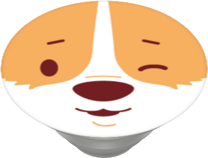 Doggo Do A Winks, - Cartoon Clipart (989x1000), Png Download