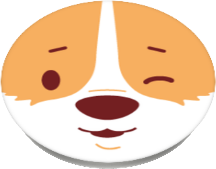 Doggo Do A Winks, - Cartoon Clipart (989x1000), Png Download
