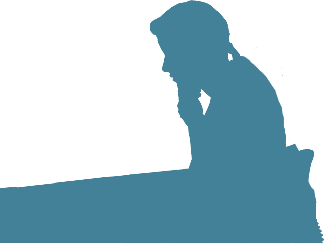 Computerwoamn3 05 Jun 2016 - Silhouette Clipart (641x480), Png Download