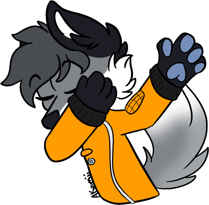 A-kamii Dab Commission - Cartoon Clipart (894x894), Png Download