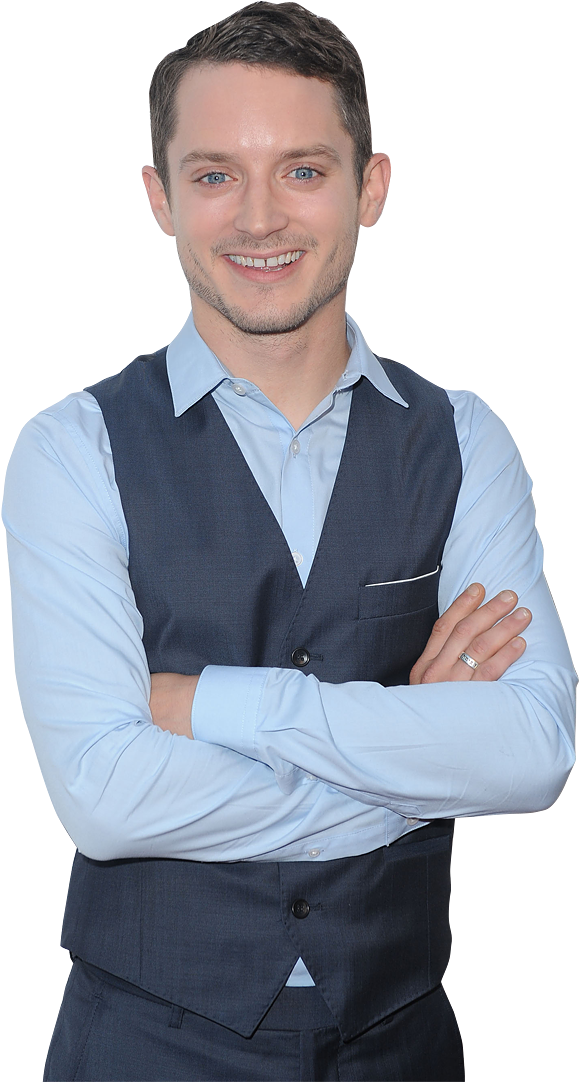 Elijah Wood On Wilfred, Post-rings Depression, And - Standing Clipart (1429x1200), Png Download