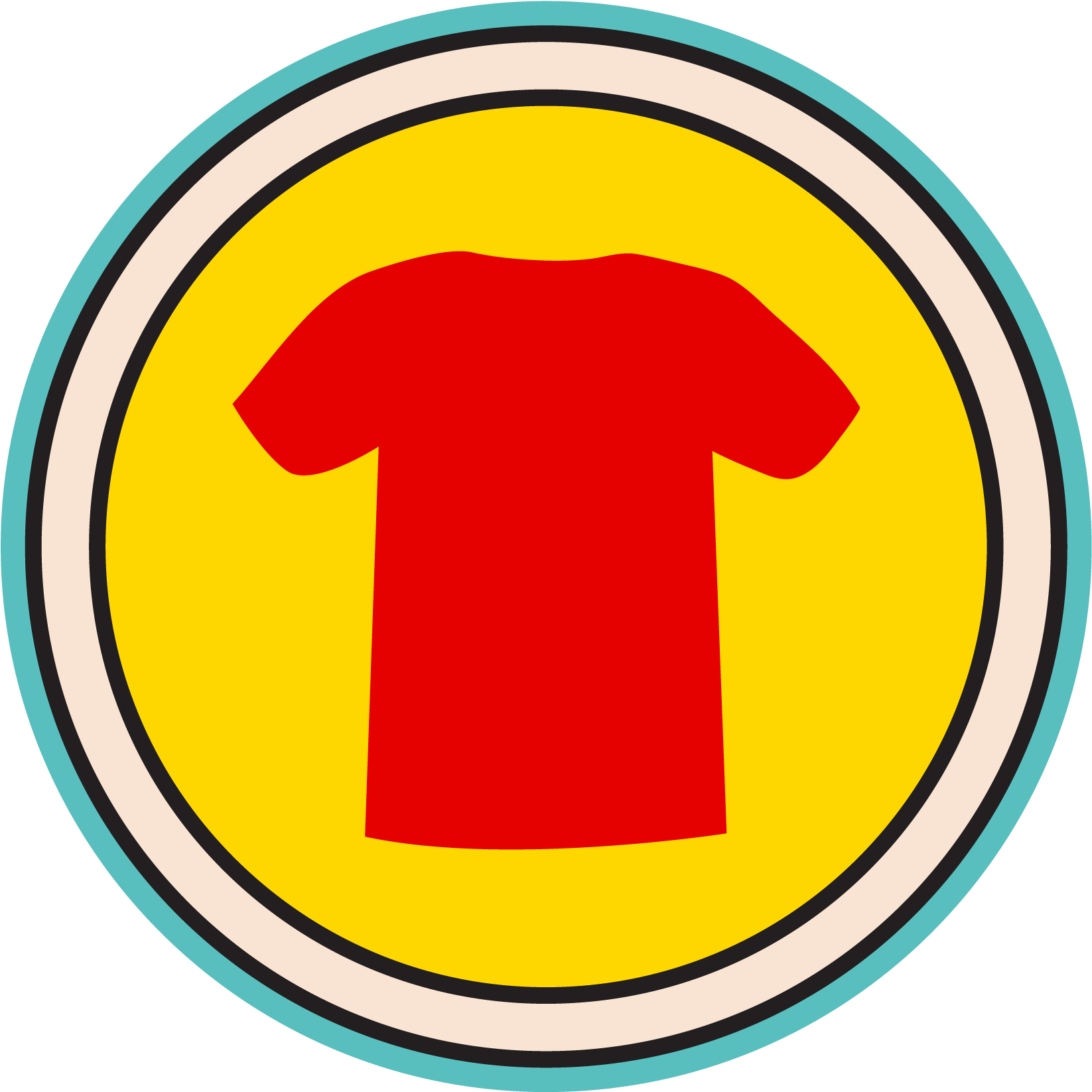 Clothing & Apparel - Circle Clipart (1977x1901), Png Download