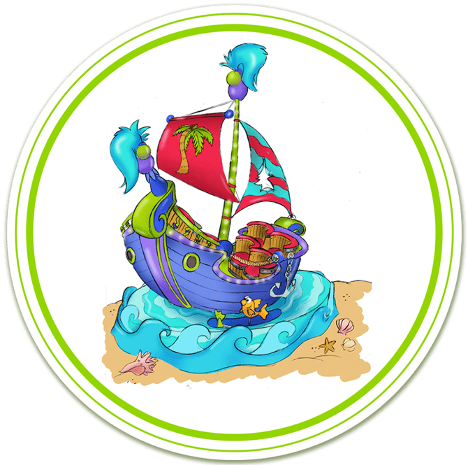 The Moodsters Good Ship Boo-hoo Ride Design Sketch - Circle Clipart (670x665), Png Download