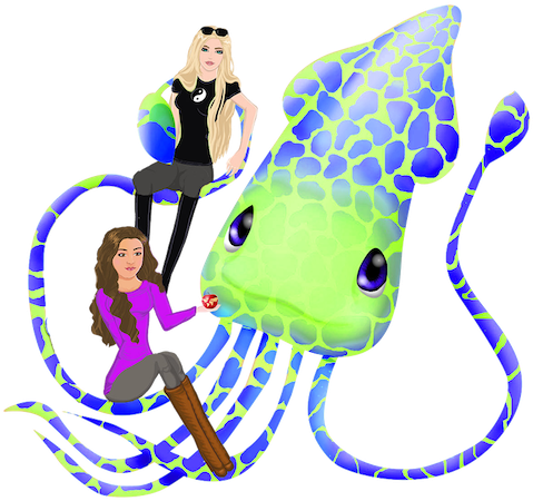 Werewolf Squid - Illustration Clipart (595x600), Png Download