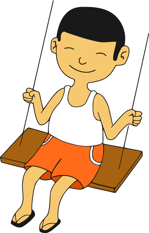 Medium Image - Niño En Columpio Png Clipart (510x800), Png Download