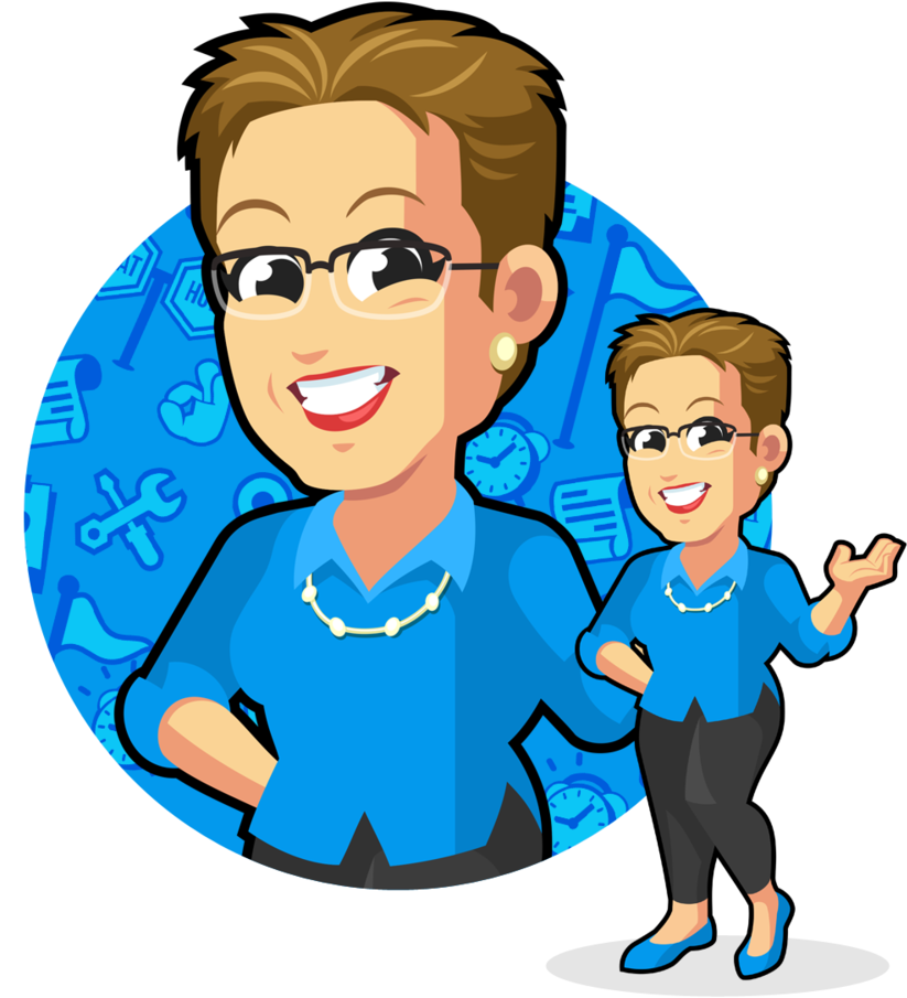 Yolanda Martinez - Agile Coach - Cartoon Clipart (1000x1000), Png Download