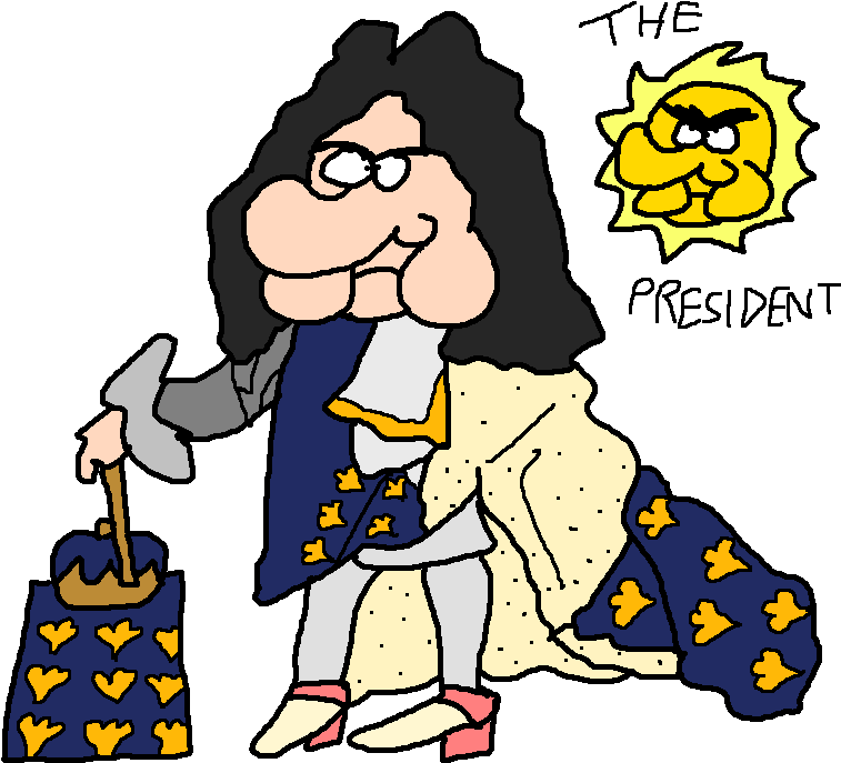 Can You Draw Nixon As Louis Xiv Please Image Clipart (800x750), Png Download