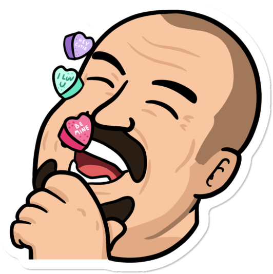 Danlul Valentines Day Special Edition Sticker Clipart (650x650), Png Download