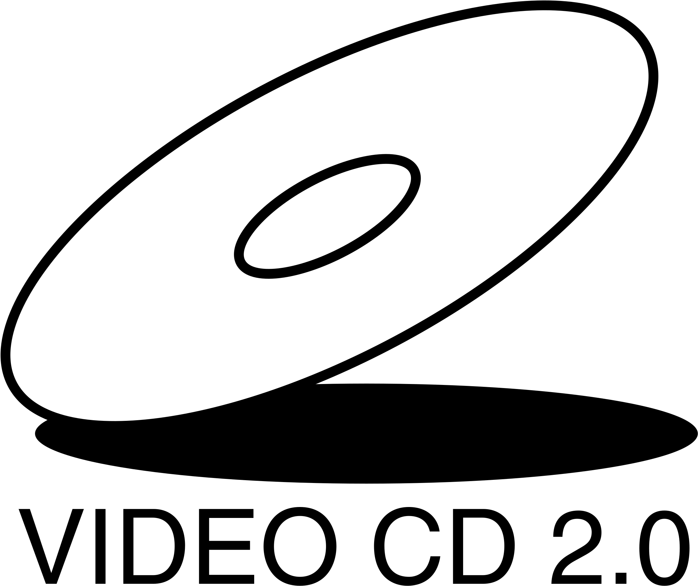 Video Cd 2 0 Logo Png Transparent , Png Download - Video Cd Clipart (2235x1877), Png Download