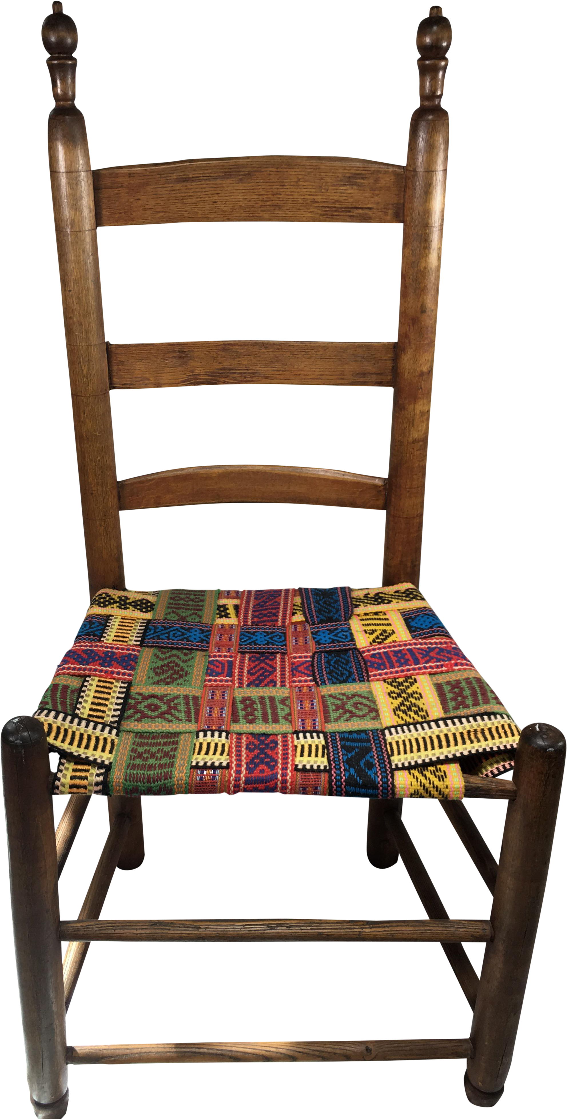 Vintage Belt Woven Wooden Chair - Chiavari Chair Clipart (2202x4349), Png Download
