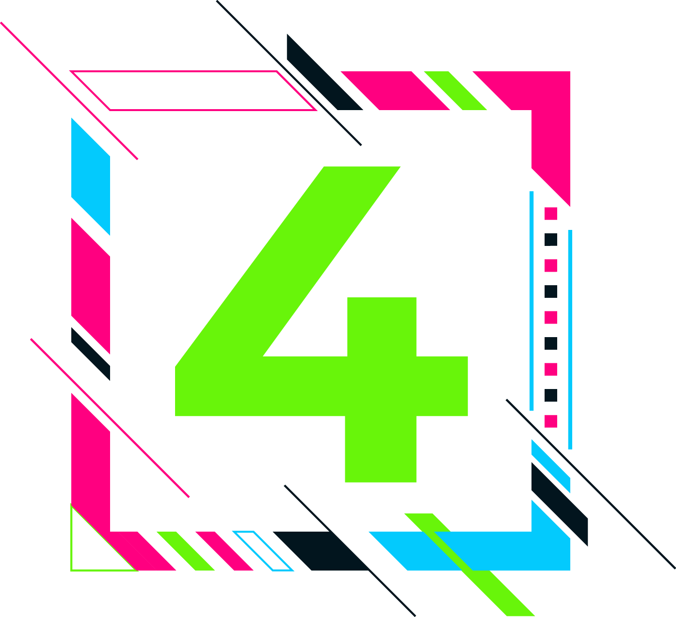 Durban Ice Cream Run 5km - Banner Abstract Pink Clipart (1394x1272), Png Download