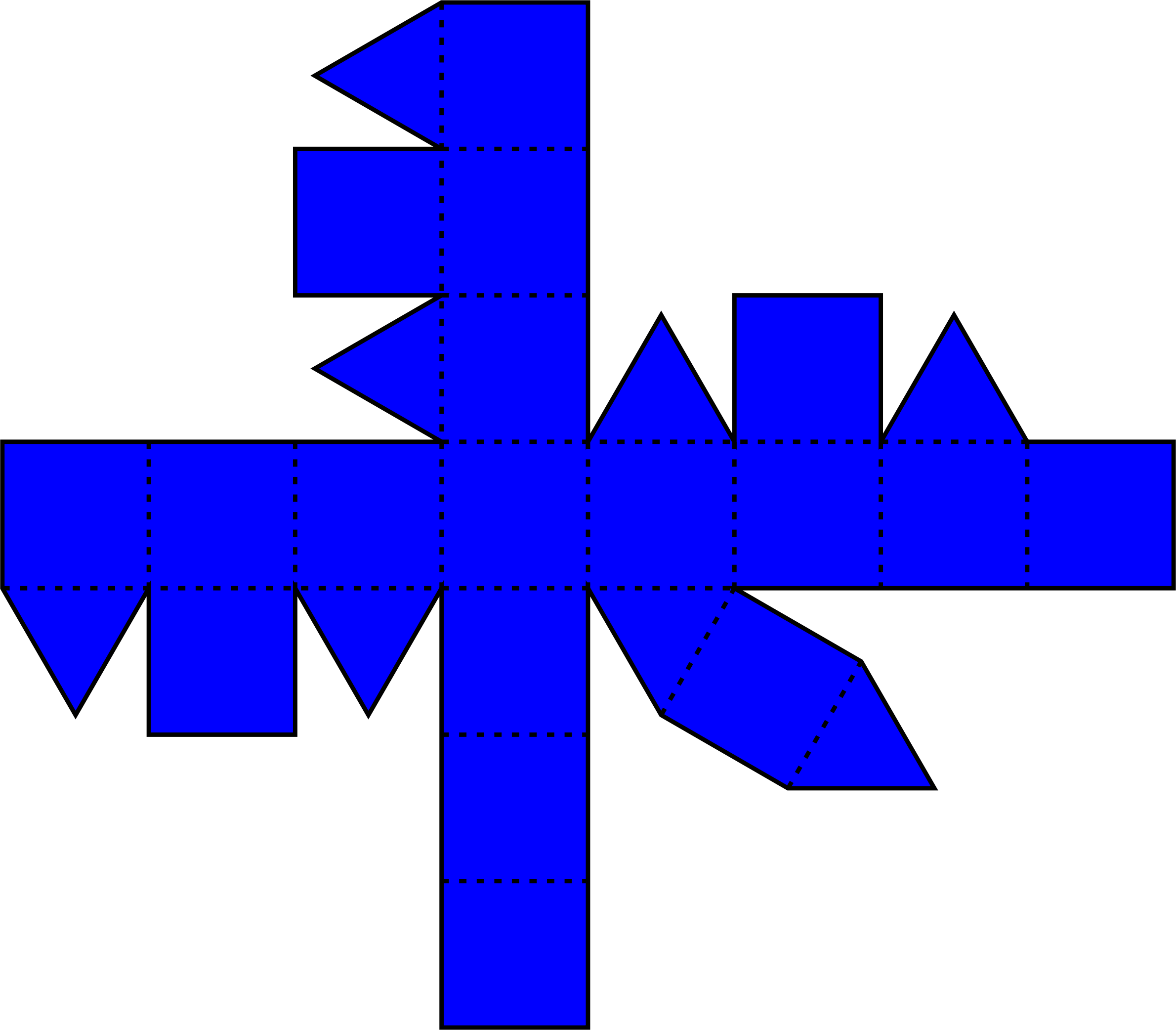 This Free Icons Png Design Of Blue Rhombicuboctahedron Clipart (2380x2084), Png Download