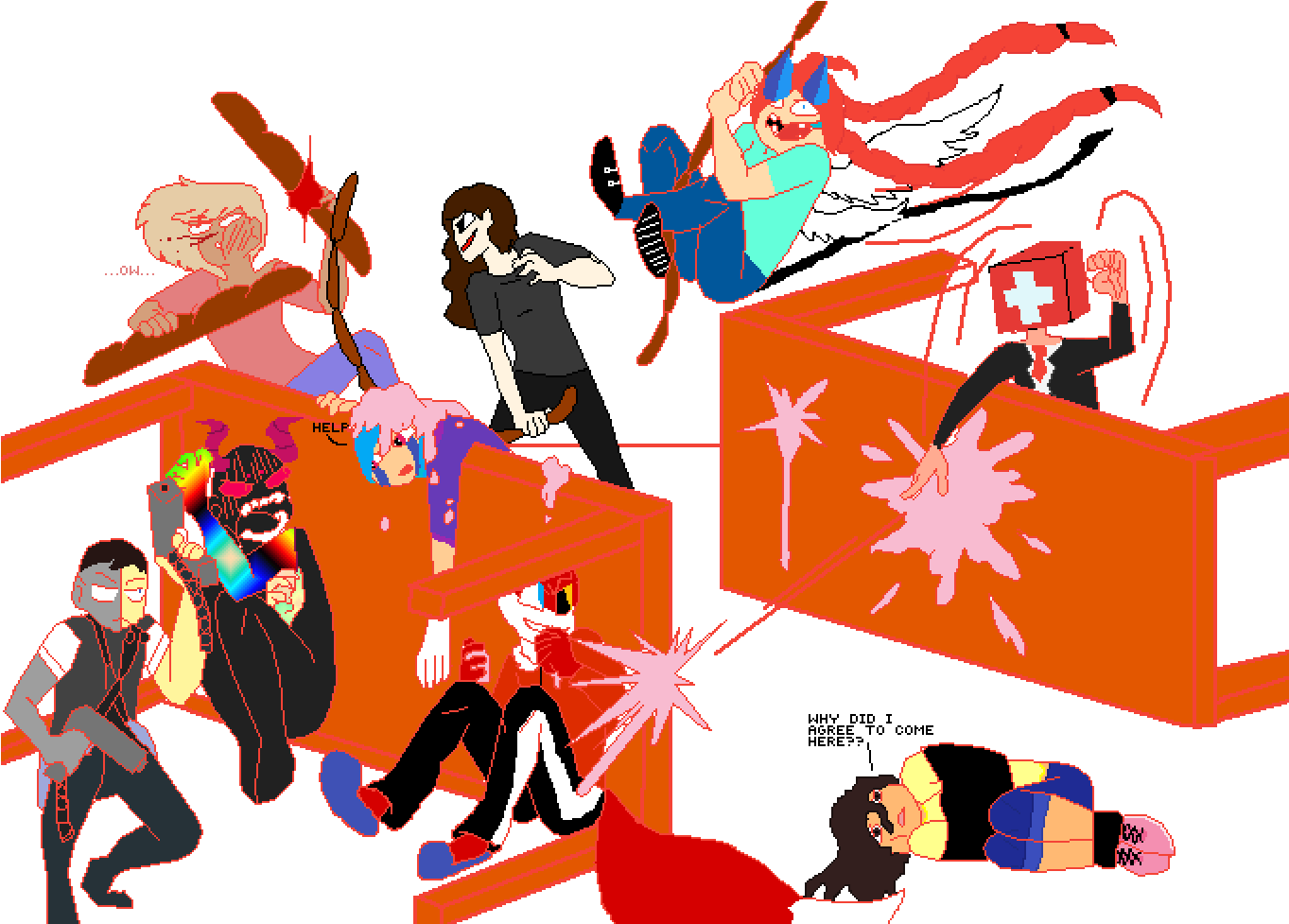 Ow - Ww2 Furry Art Clipart (1400x1000), Png Download