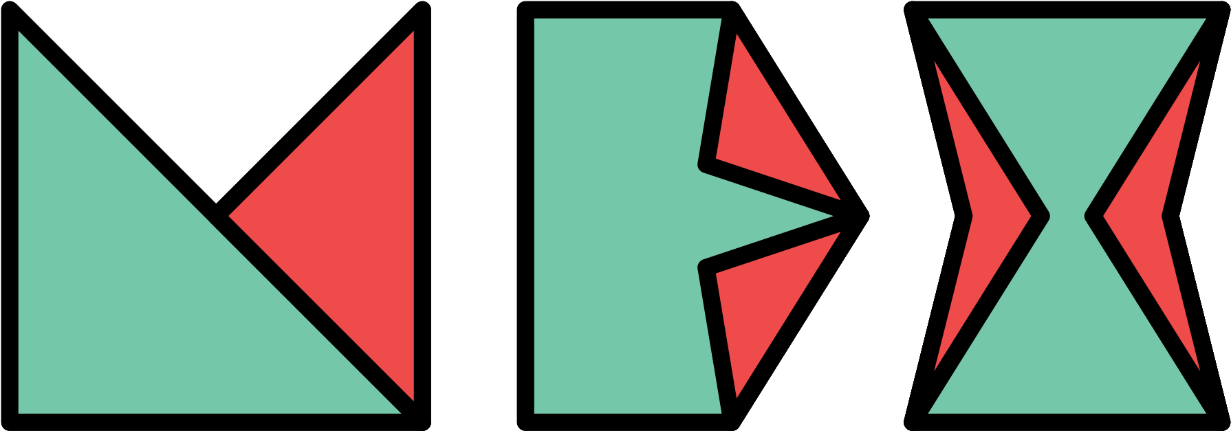 Mdxlogo - Triangle Clipart (2031x913), Png Download
