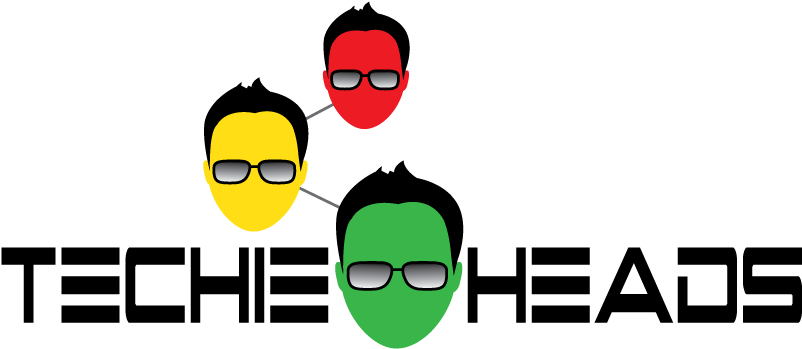 Techie Heads Logo Clipart (852x364), Png Download