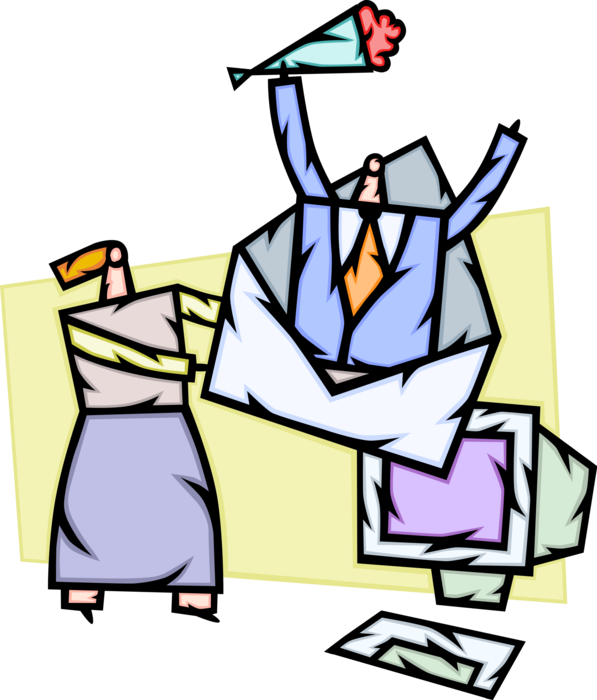 Vector Illustration Of Woman Uses Online Internet Dating Clipart (597x700), Png Download