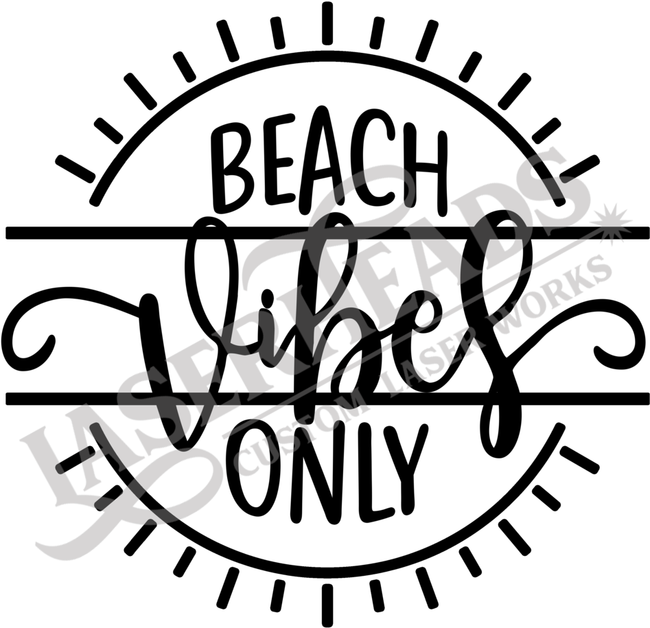Beach Vibes Only - Plantillas De Tatuajes De Brujula Clipart (1000x1000), Png Download