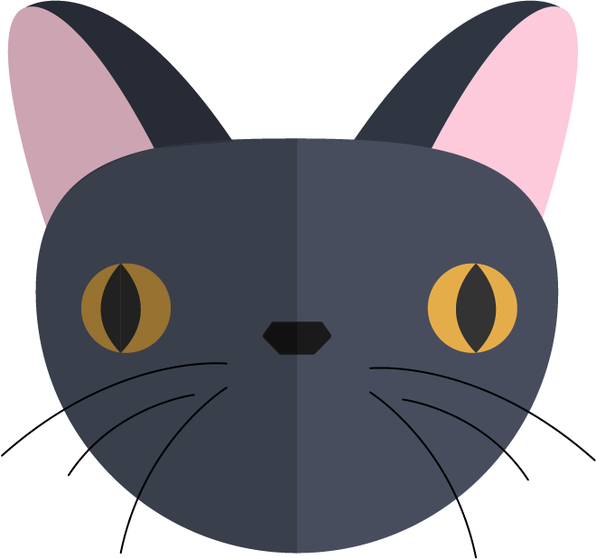 Icons For Resume - Black Cat Clipart (660x619), Png Download