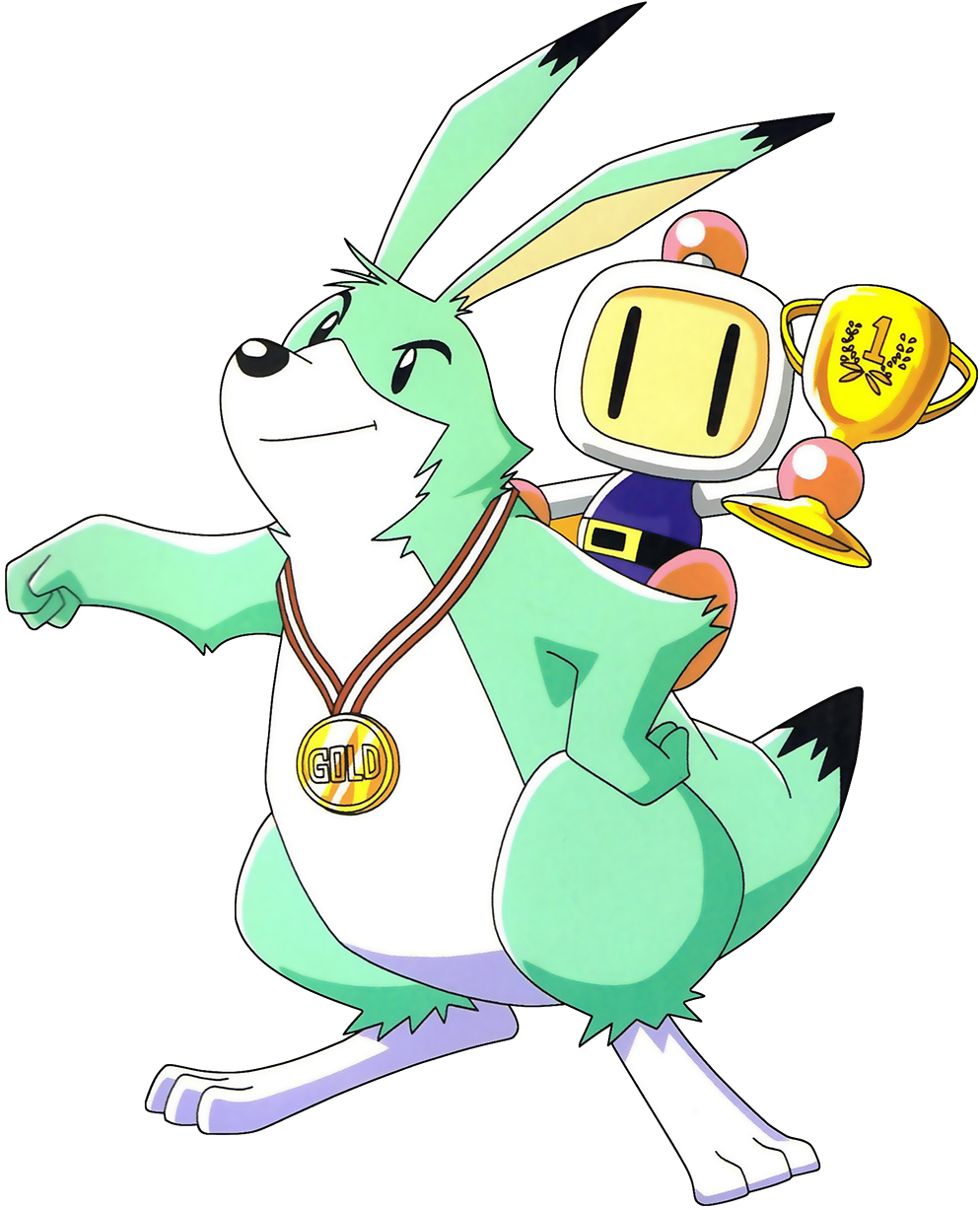 Super Bomberman 3 Louie Clipart (1000x1233), Png Download