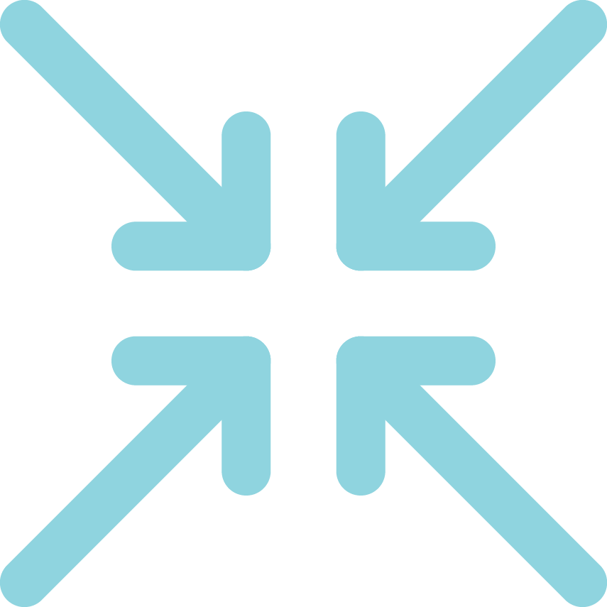 One Sure Source All Needs Managed - Minimize Full Screen Icon Clipart (855x855), Png Download