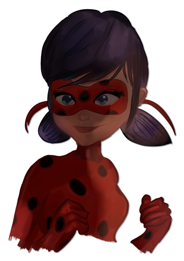 Miraculous Ladybug By Me Clipart (590x836), Png Download