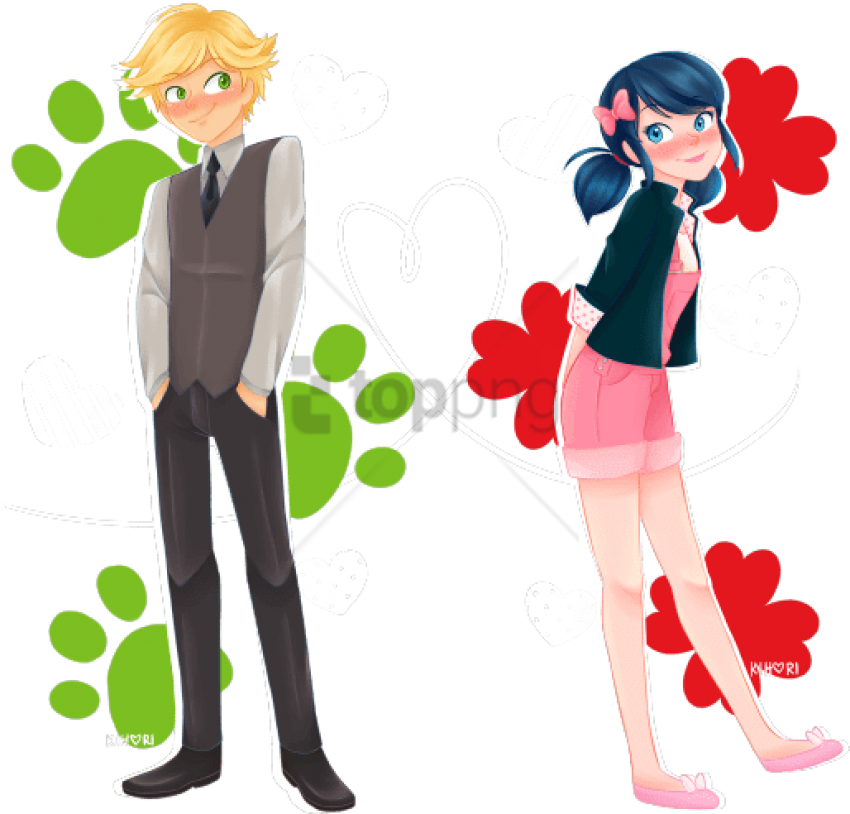 Free Png Download Adrien Agreste/marinette Dupain-cheng - Marinette Miraculous Ladybug Drawing Clipart (850x814), Png Download