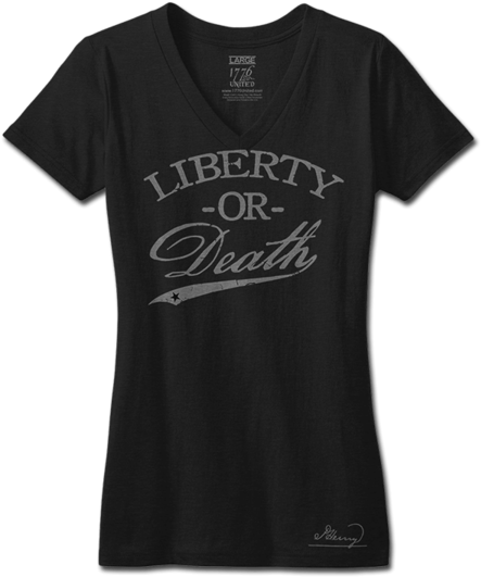 Liberty Or Death Png - Tv Shows T Shirt Clipart (600x600), Png Download