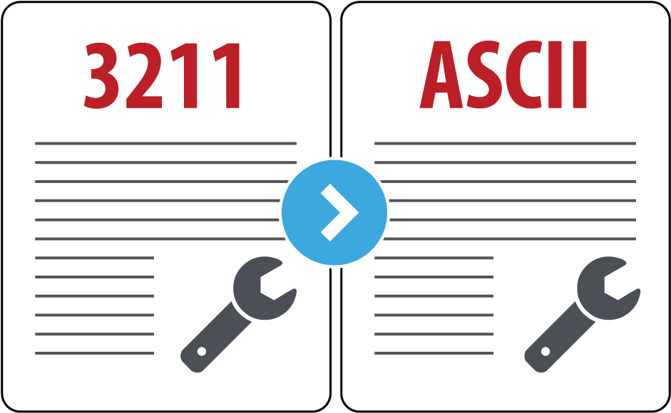 3211 To Ascii Conversion Module Parallel Clipart Full