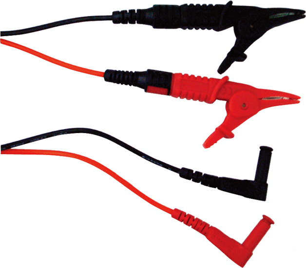 99014 Alligator Test Leads - Weapon Clipart (628x550), Png Download